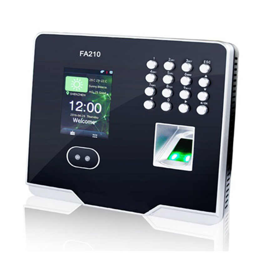 Máy chấm công FA-210 là thiết bị tiên tiến sử dụng camera hồng ngoại độ nét cao