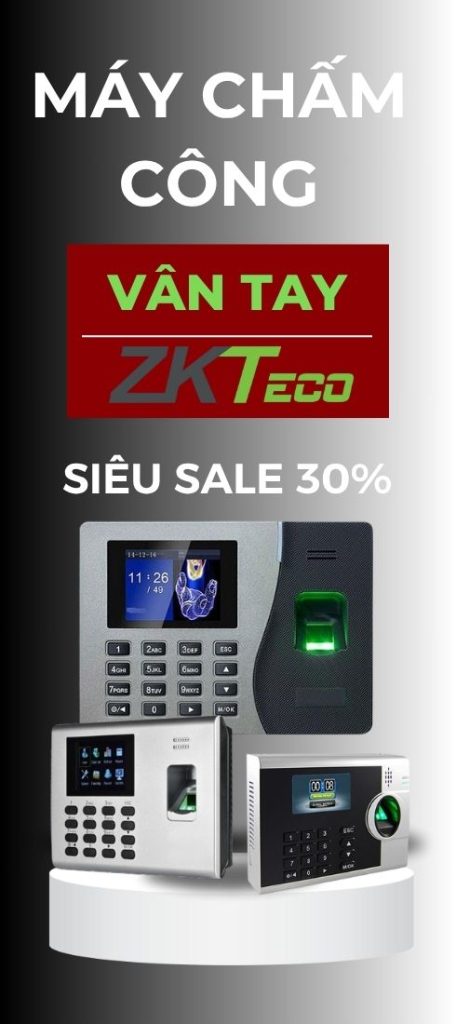 banner may cham cong zkteco van tay