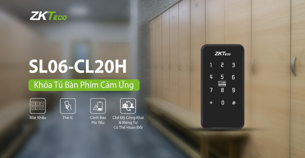 may cham cong zkteco SL06 CL20H 1920x1000px Vietnamese